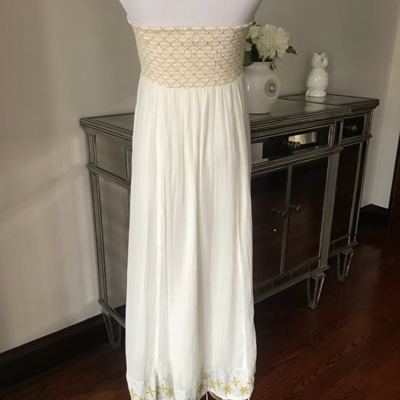 Free people strapless dress Star of India RARE ! - Picture 6 of 6